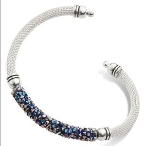 Alex and Ani // Magma Fine Rocks Mesh Cuff 🌟 NWOT 💙 BLUE 💙